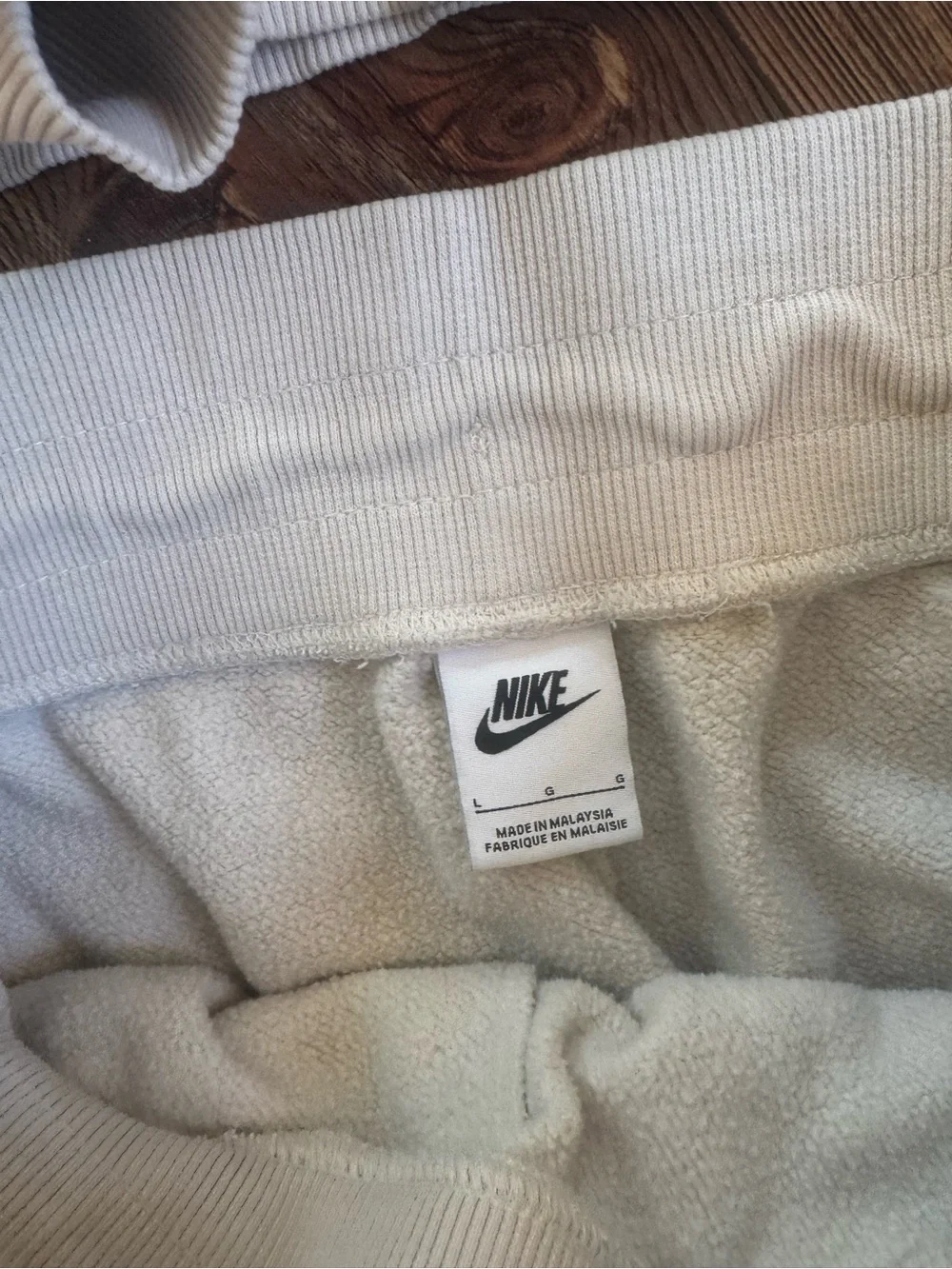 Nike -Women’s Large - Cream Two-Piece Set